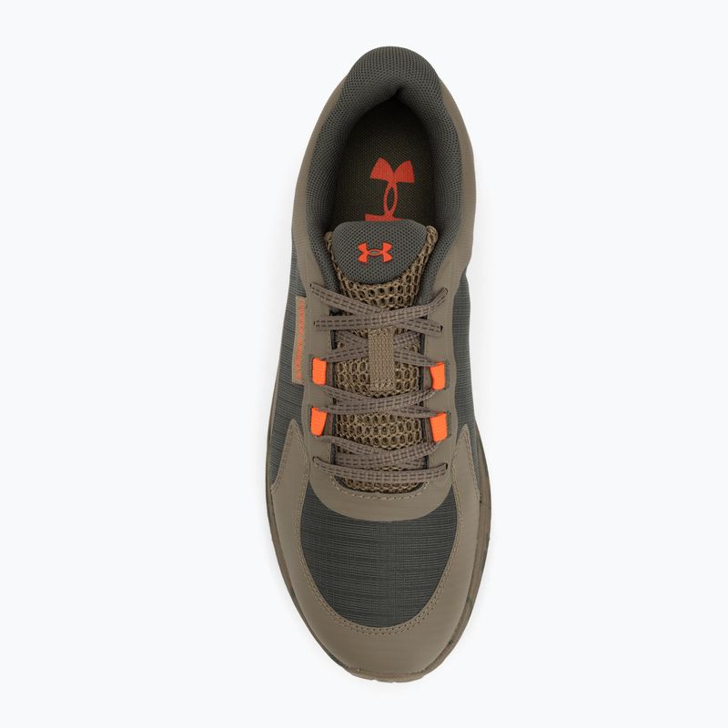 Under Armour Charged Bandit Trail 3 men's running shoes marine from green/bayou/ares red 5