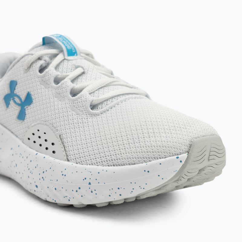Women's running shoes Under Armour Charged Surge 4 distant gray/halo gray/ether blue 7
