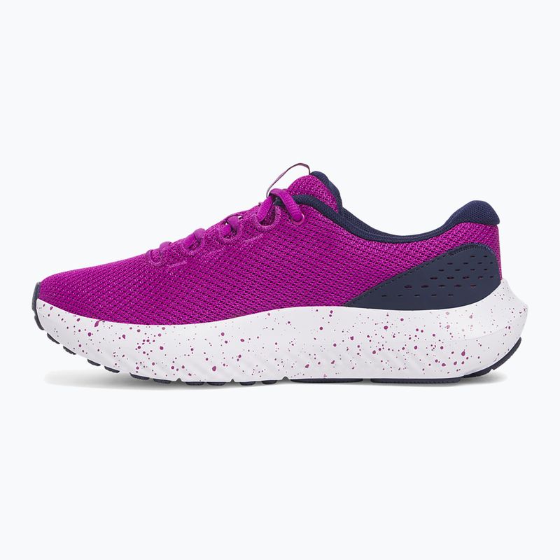 Women's running shoes Under Armour Charged Surge 4 andromeda purple/midnight navy/midnight navy 2