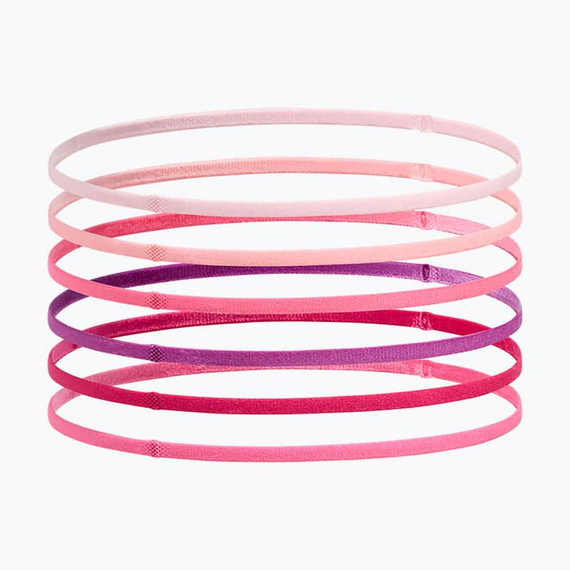 Children's headband Under Armour Mini Elastic 6 pcs. prime pink/white 2