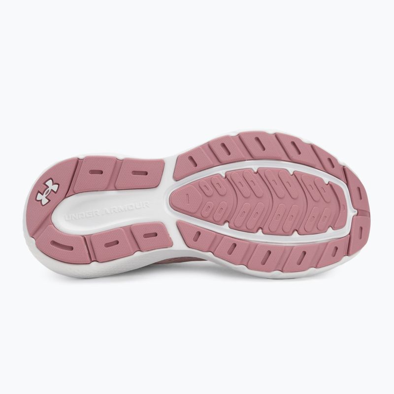 Women's running shoes Under Armour Charged Rogue 5 prime pink/prime pink/pink elixir 4