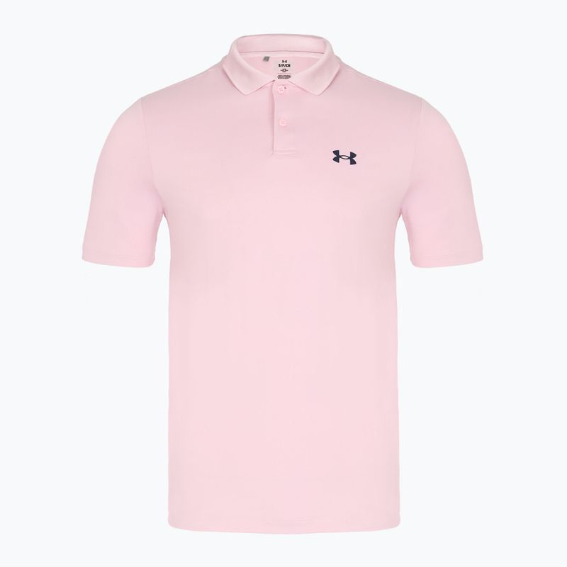 Men's polo shirt Under Armour Matchplay Polo prime pink/midnight navy