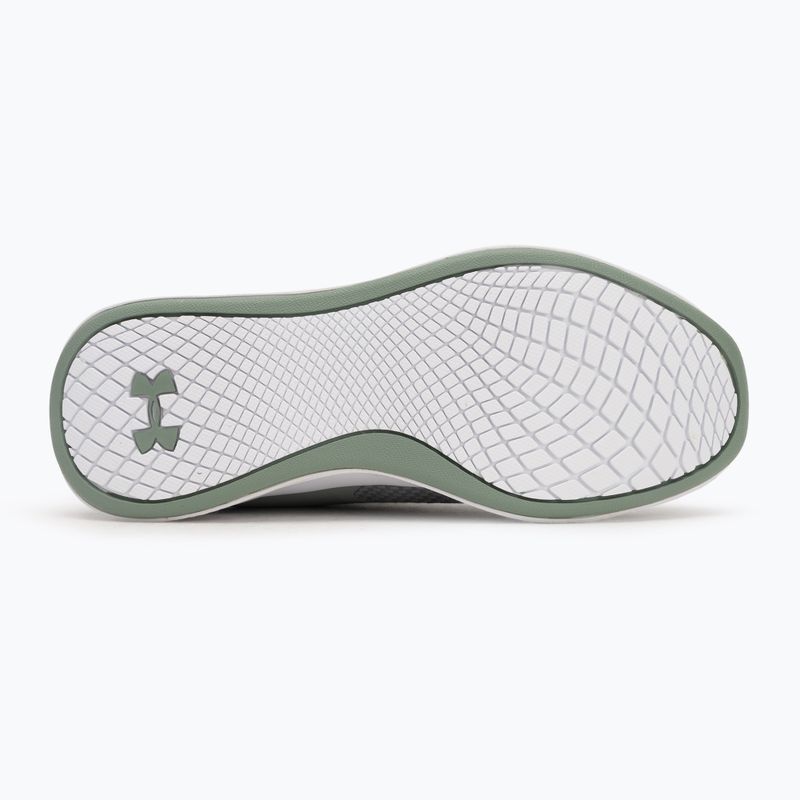 Women's training shoes Under Armour Charged Aurora 2+ silica green/white/metallic silica 4