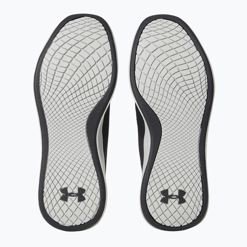 Women's training shoes Under Armour Charged Aurora 2+ black/hydro green/metallic warm silver 12
