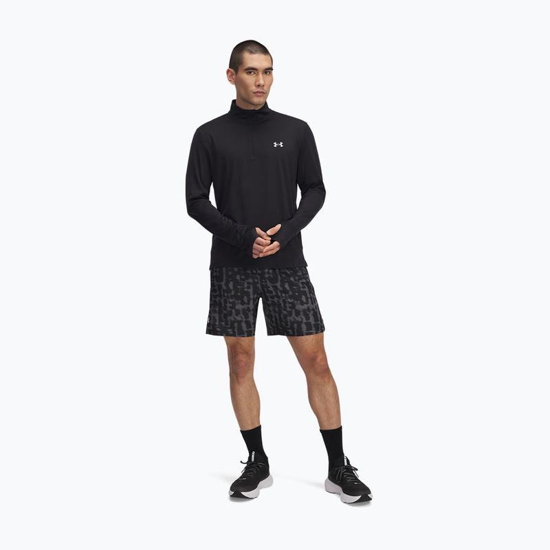 Men's running shorts Under Armour Launch 7" Print castlerock / anthracite / reflective 2