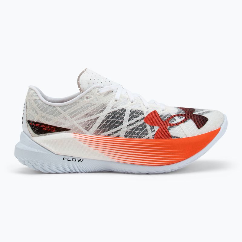 Men's running shoes Under Armour Velocity Elite 2 white/ares red/black 2