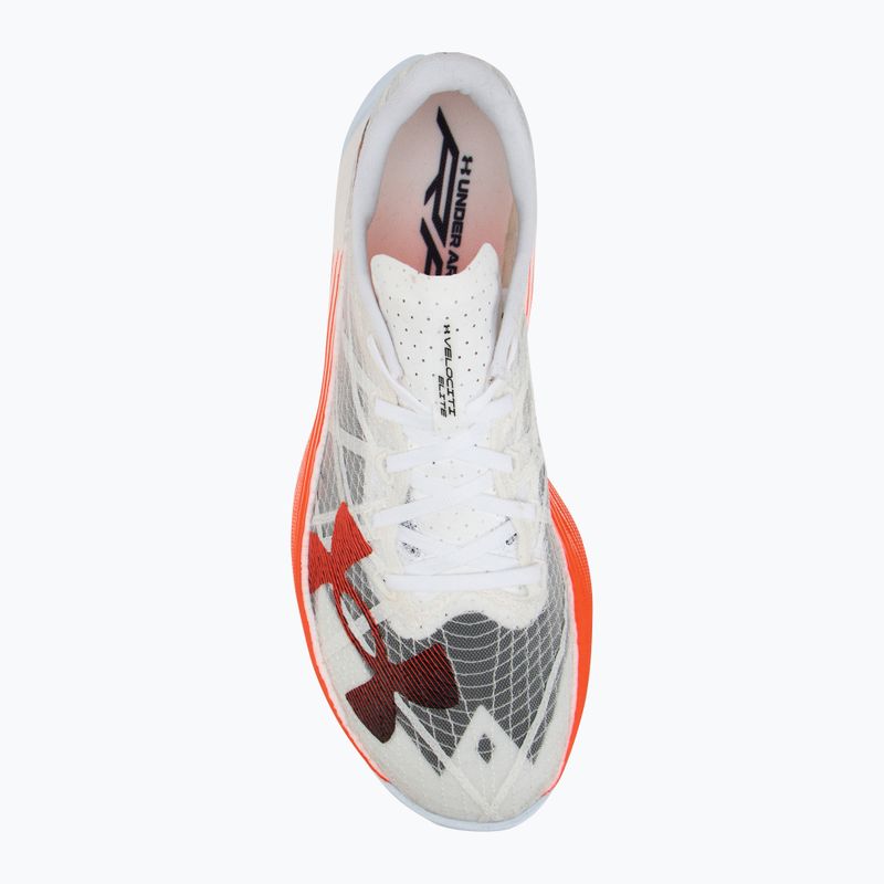 Men's running shoes Under Armour Velocity Elite 2 white/ares red/black 5