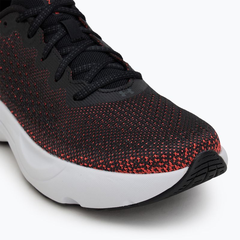 Under Armour Infinite black/ares red/black men's running shoes 7