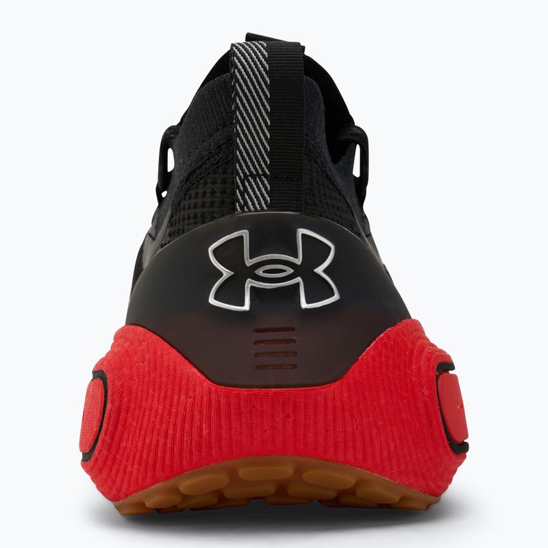 Men's shoes Under Armour Phantom 4 black/lava red/metallic silver 6