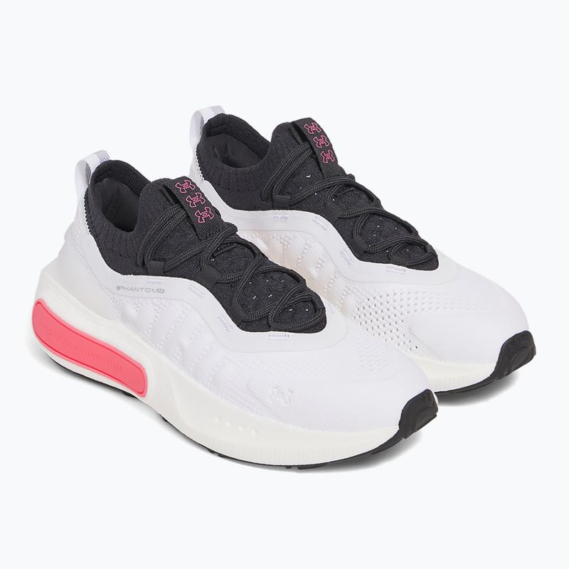 Women's shoes Under Armour Phantom 4 white/anthracite/super pink 3