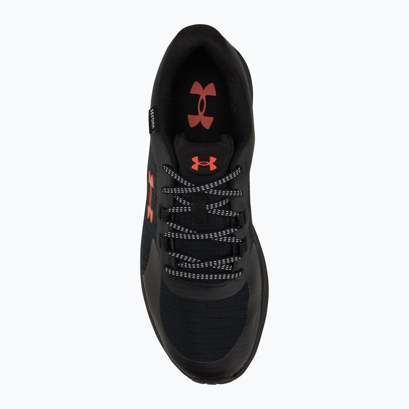 Men's running shoes Under Armour Charged Bandit Trail 3 black/black/fire 5