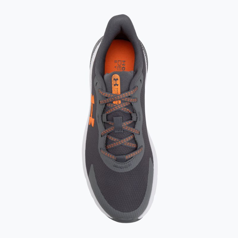 Men's running shoes Under Armour Hovr Turbulence 2 RS castlerock/black/solar orange 5