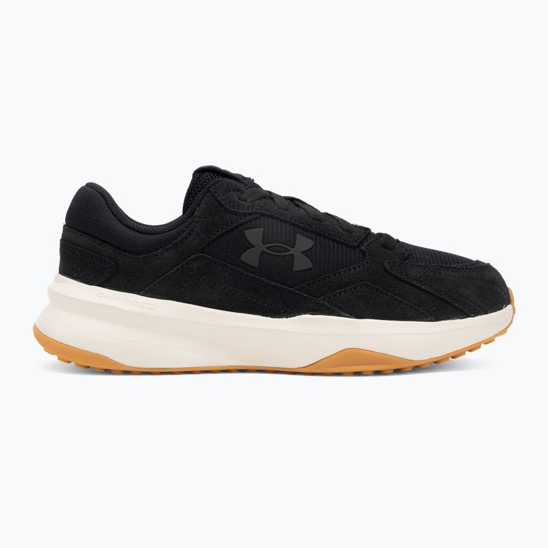 Men's training shoes Under Armour Edge Suede black/stone/black 2