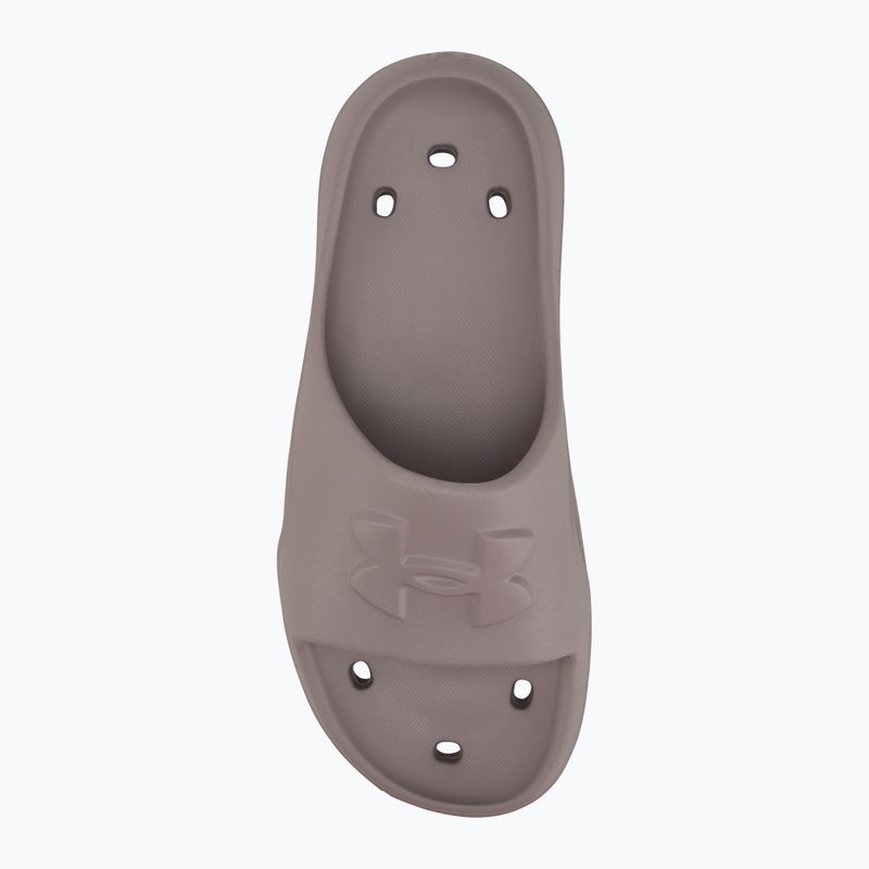Men's slides Under Armour Locker V Slide gray dawn/gray dawn/gray dawn 5