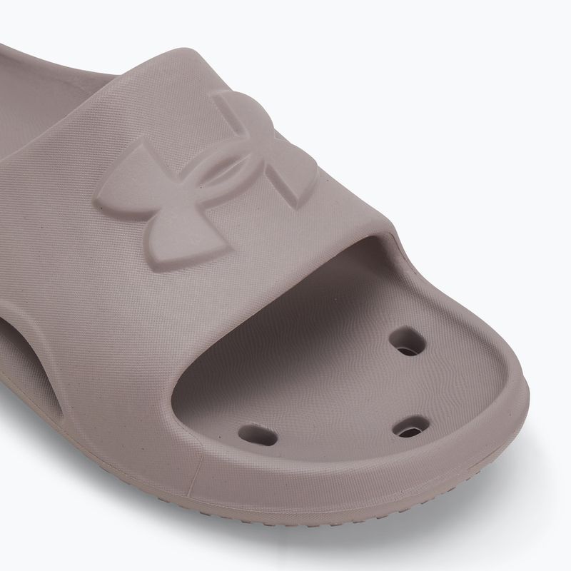 Men's slides Under Armour Locker V Slide gray dawn/gray dawn/gray dawn 7