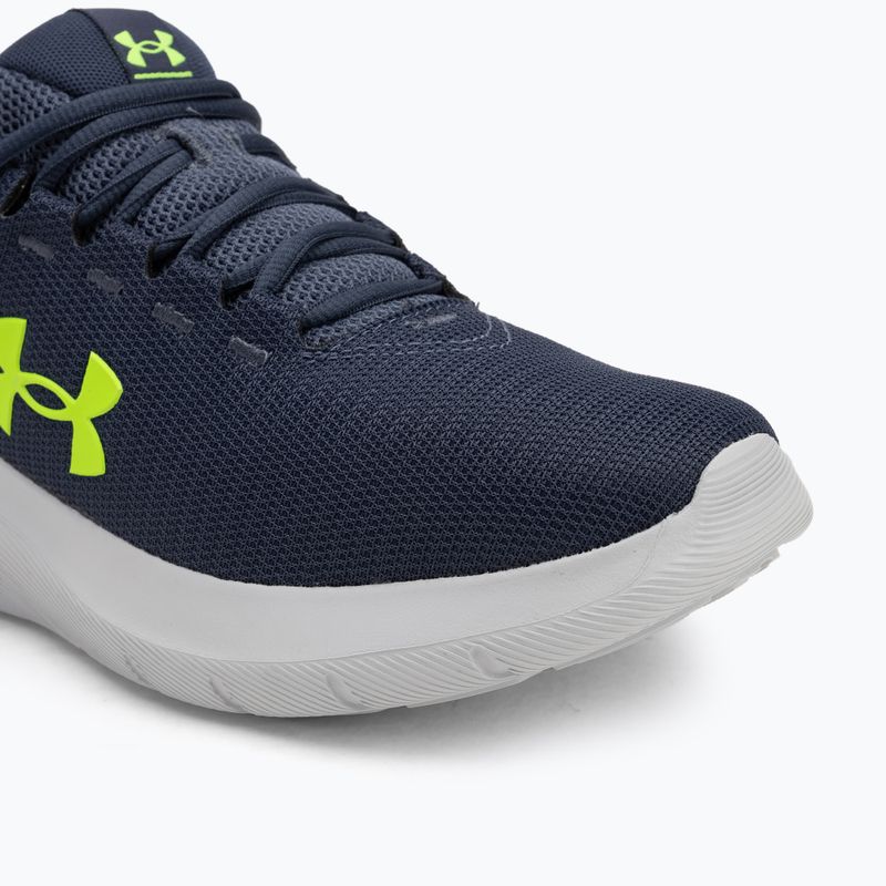 Under Armour Phade RN 3 men's running shoes downpour gray/downpour gray/hyper green 7