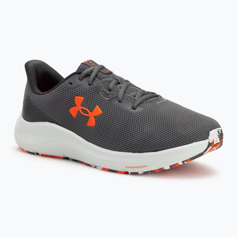 Men's running shoes Under Armour Charged Pursuit 4 castlerock/anthracite/blaze orange