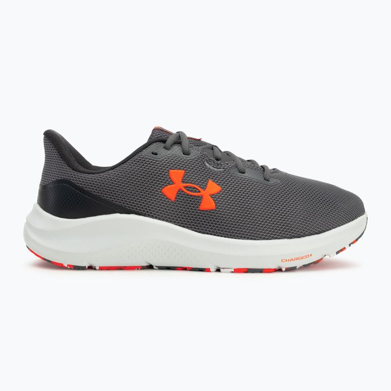 Men's running shoes Under Armour Charged Pursuit 4 castlerock/anthracite/blaze orange 2