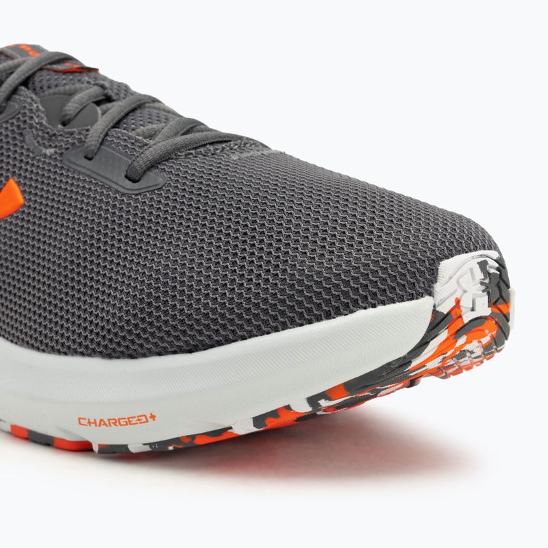 Men's running shoes Under Armour Charged Pursuit 4 castlerock/anthracite/blaze orange 7