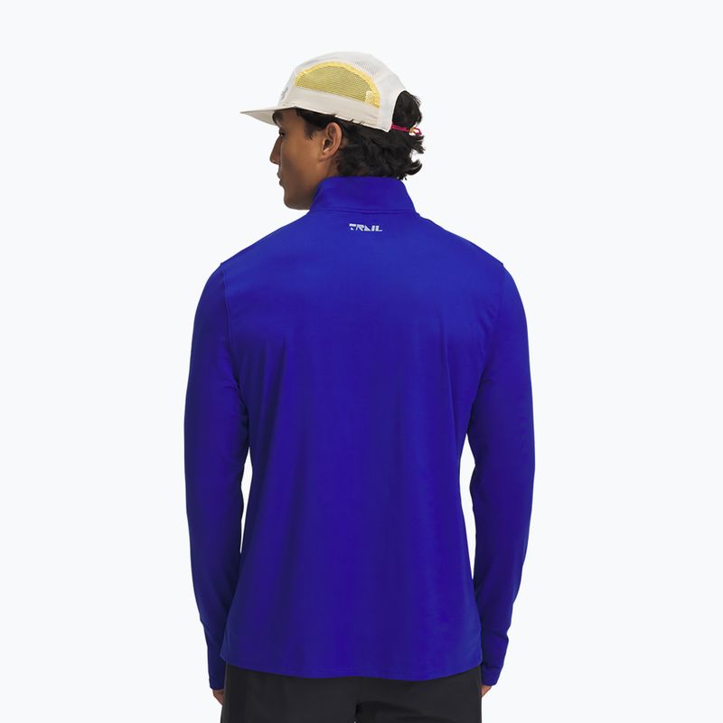 Men's running top Under Armour Trail Run Quarter Zip royal/reflective 2