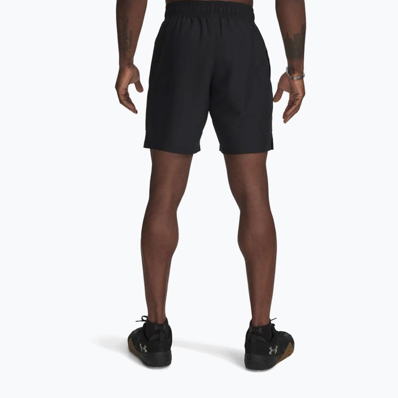 Men's training shorts Under Armour Woven Wordmark black 2