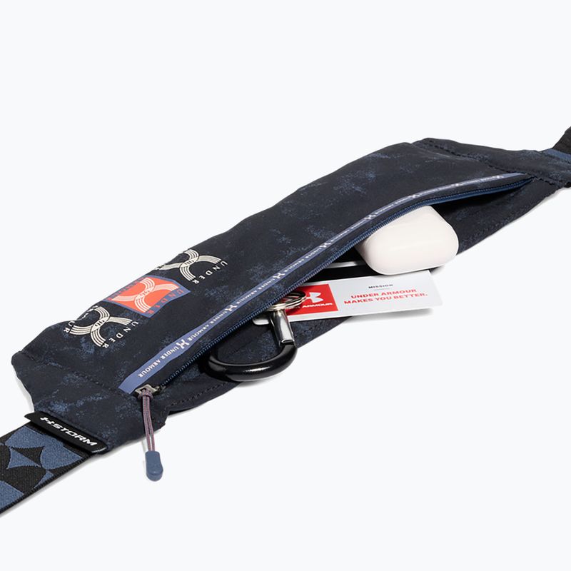 Running belt Under Armour Launch Run black/downpour gray/white quartz 3