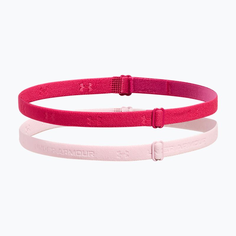 Under Armour Mini Bands headband (2 pcs) shaded fuchsia/prime pink 2