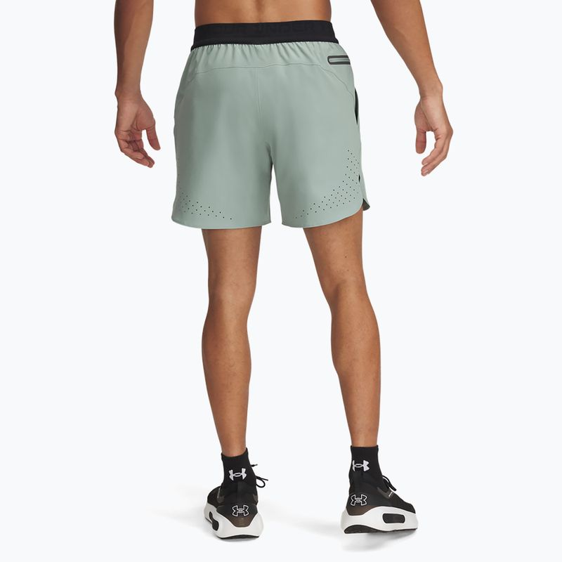 Men's shorts Under Armour Vanish Elite silica green/black 3