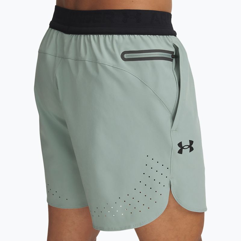 Men's shorts Under Armour Vanish Elite silica green/black 4