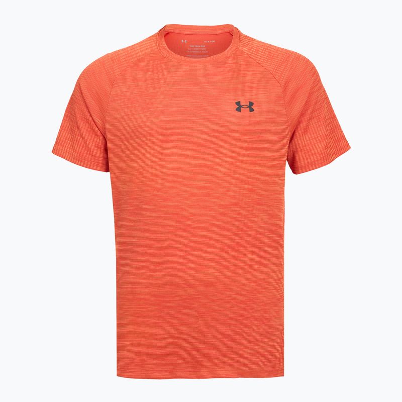 Men's training T-shirt Under Armour Tech Textured fire/ares red/castlerock 3