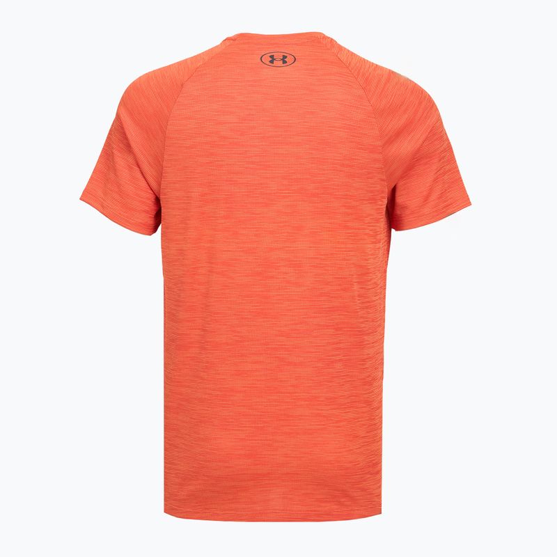 Men's training T-shirt Under Armour Tech Textured fire/ares red/castlerock 4