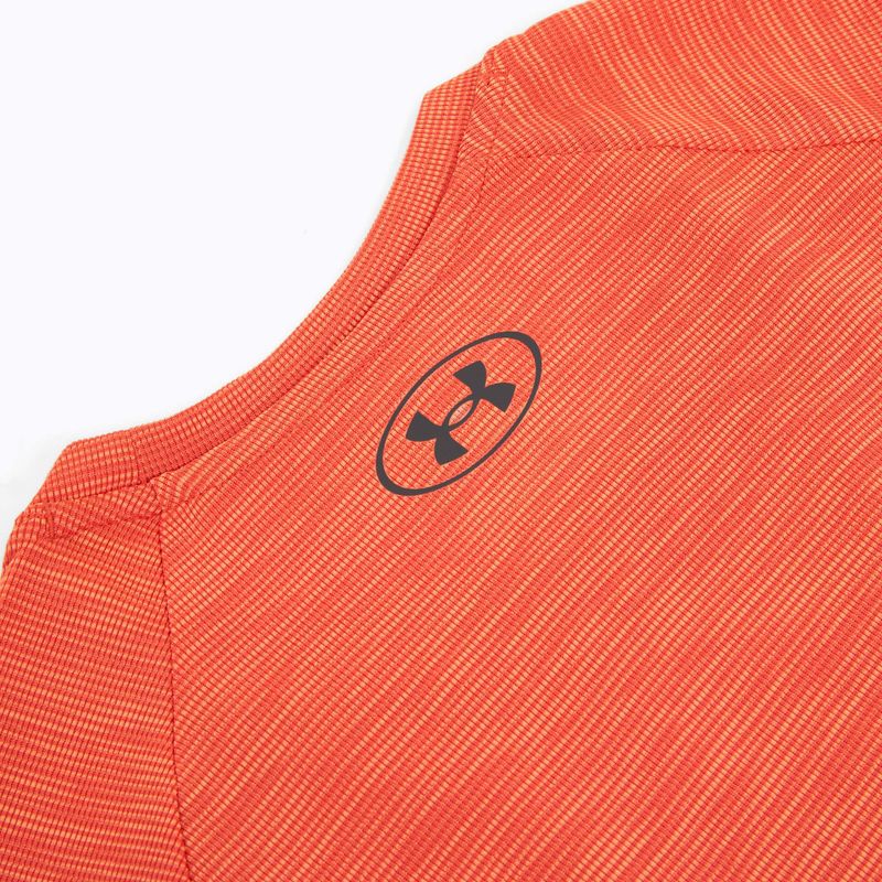 Men's training T-shirt Under Armour Tech Textured fire/ares red/castlerock 6