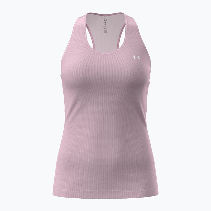 Women's training T-shirt Under Armour HeatGear Armour Racer Prime Pink/White
