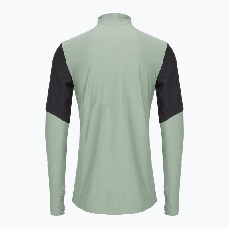Men's football sweatshirt Under Armour Challenger Pro 1/4 Zip silica green / black / sonic yellow 5