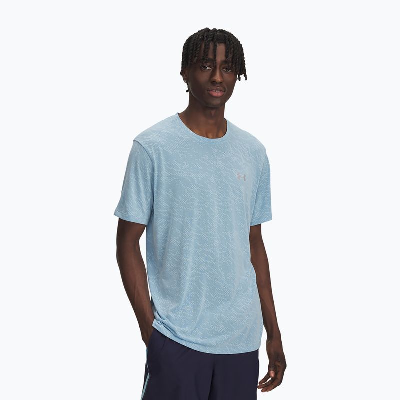 Men's running T-shirt Under Armour Launch Camo stream/reflective