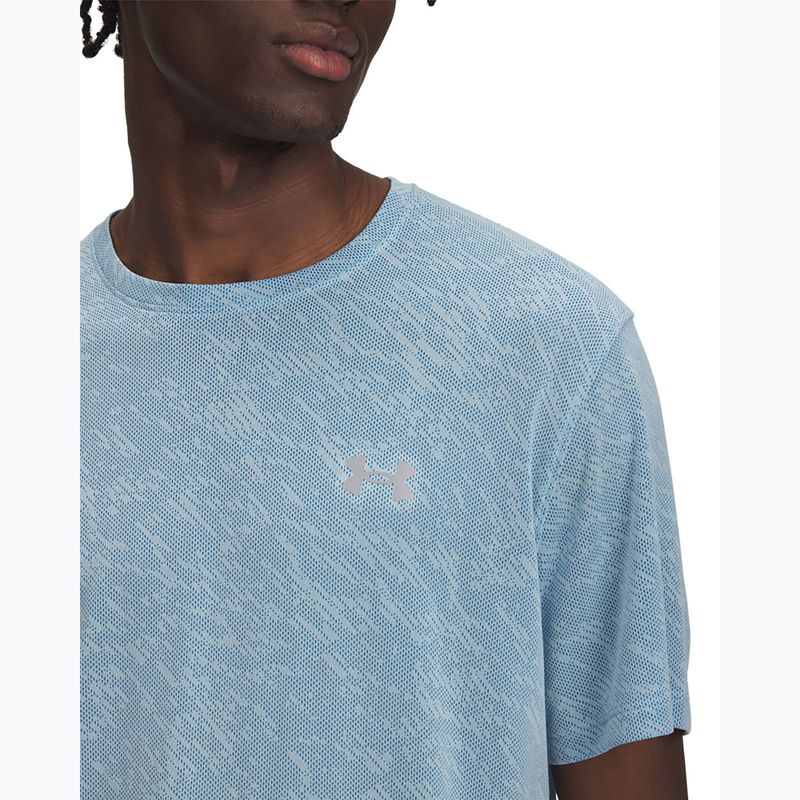 Men's running T-shirt Under Armour Launch Camo stream/reflective 3