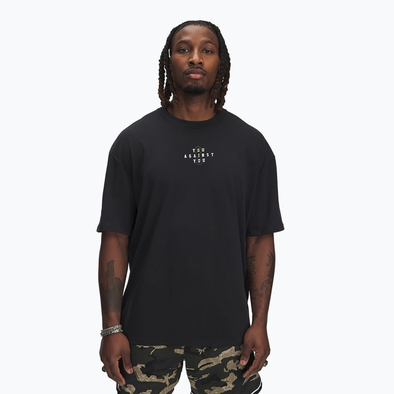 Under Armour Project Rock Hwt black/white clay men's t-shirt
