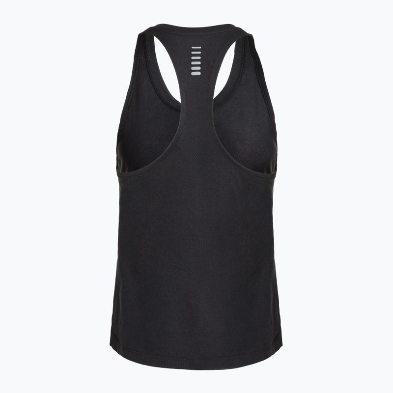 Women's running tank top Under Armour Launch Camo Singlet black/reflective 5