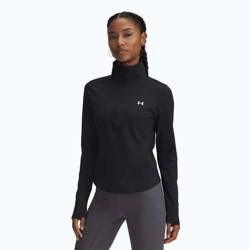 Women's longsleeve Under Armour Motion 1/2 Zip black/white