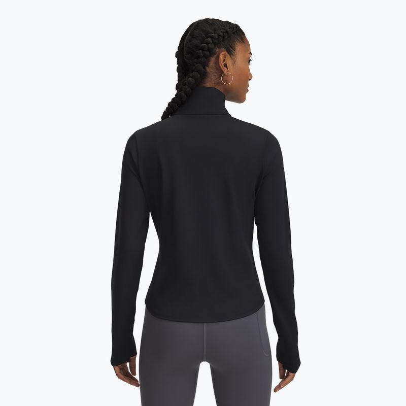 Women's longsleeve Under Armour Motion 1/2 Zip black/white 2