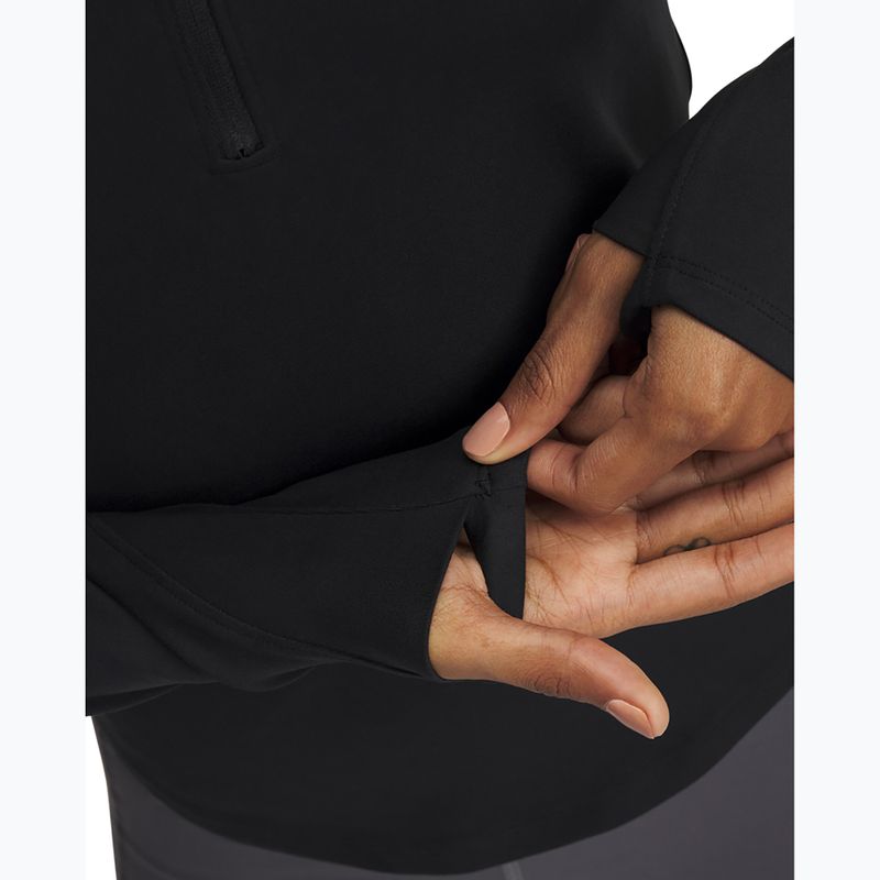 Women's longsleeve Under Armour Motion 1/2 Zip black/white 3