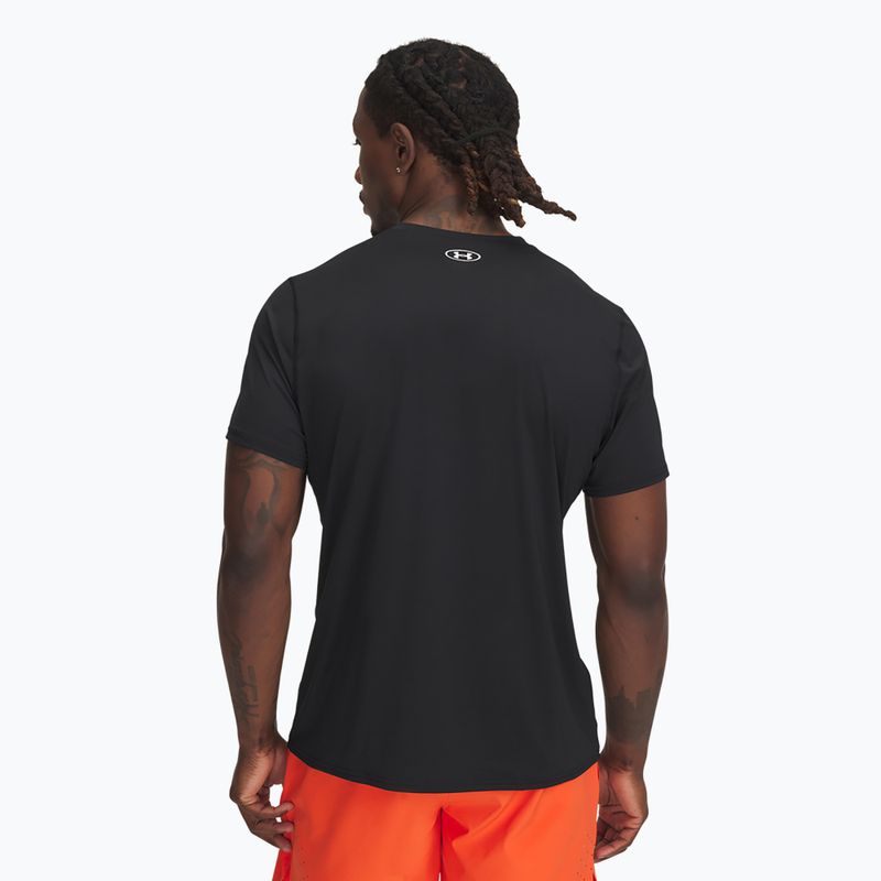 Men's training top Under Armour HeatGear Fitted black/white 2