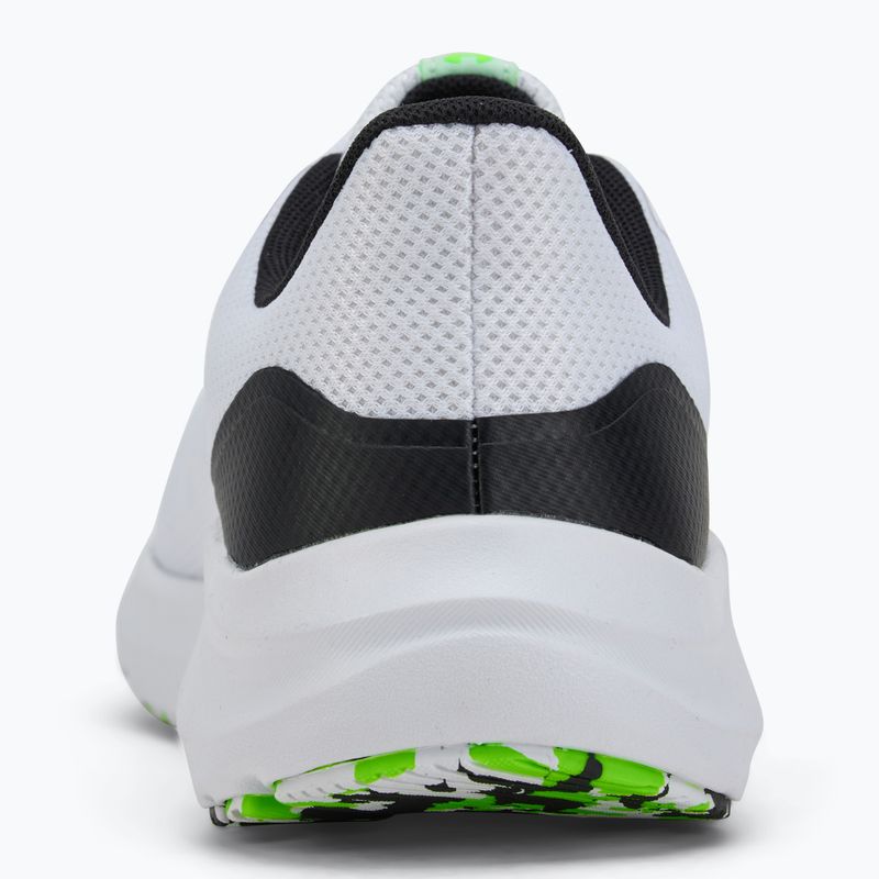 Men's running shoes Under Armour Charged Pursuit 4 white/black/hyper green 6