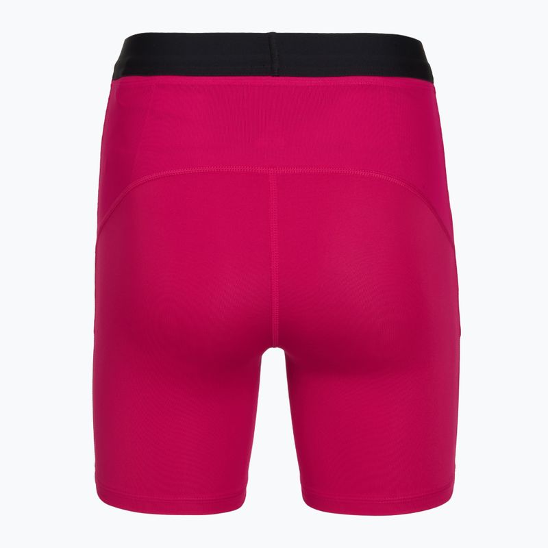 Women's shorts Under Armour Trail Run Fitted shaded fuchsia/black 2