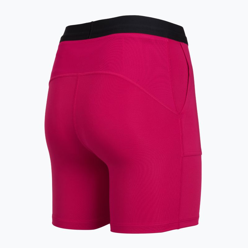 Women's shorts Under Armour Trail Run Fitted shaded fuchsia/black 3