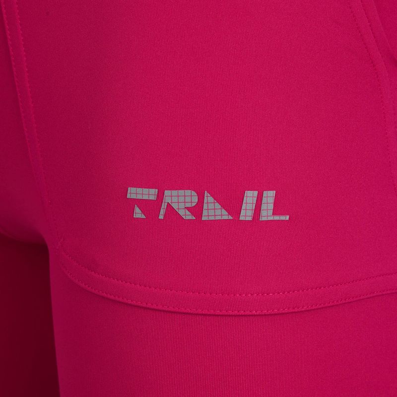 Women's shorts Under Armour Trail Run Fitted shaded fuchsia/black 4