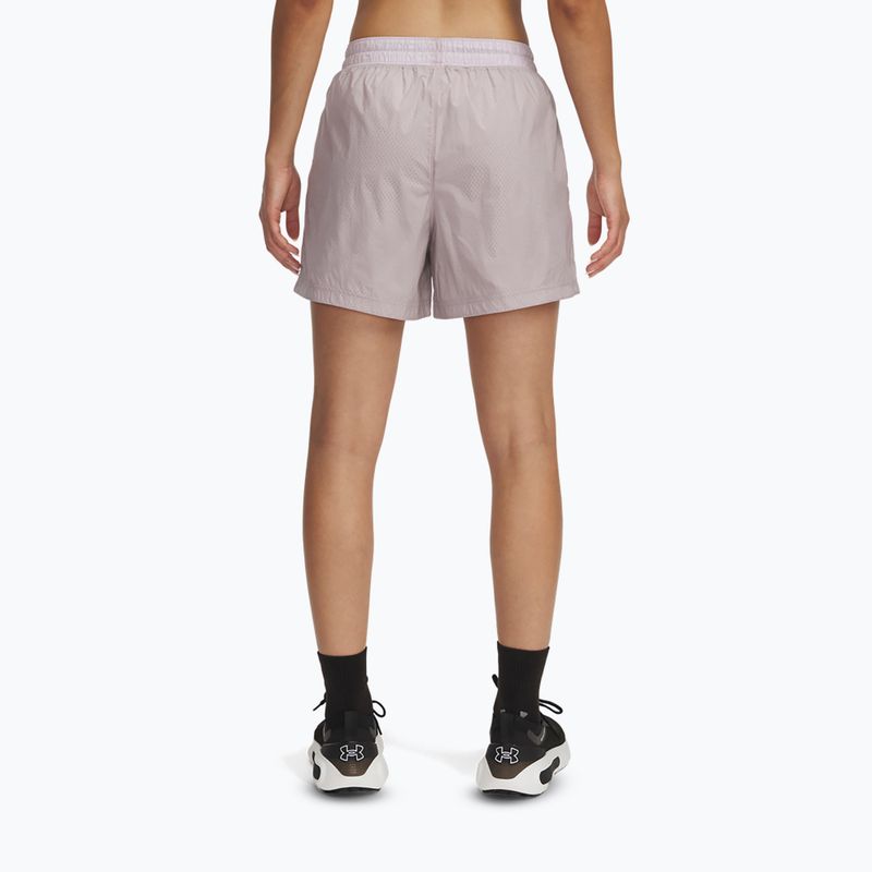Women's shorts Under Armour Rival Woven gray dawn/black 3