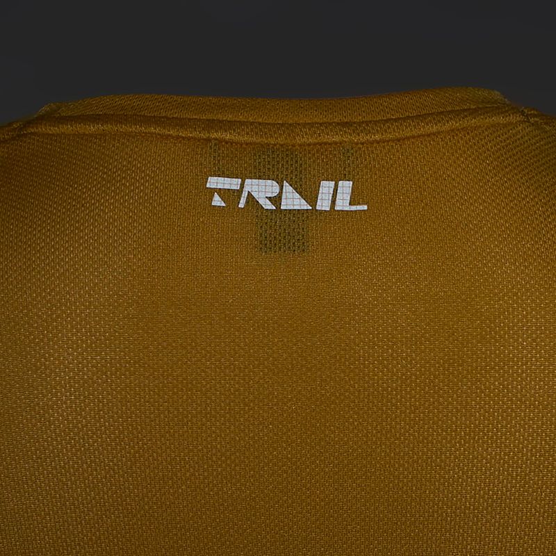 Men's running T-shirt Under Armour Trail Run noble gold/reflective 5