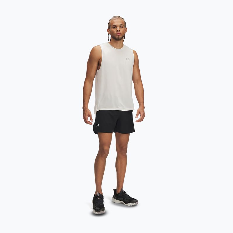 Men's running shorts Under Armour Trail Run Launch black / reflective 2