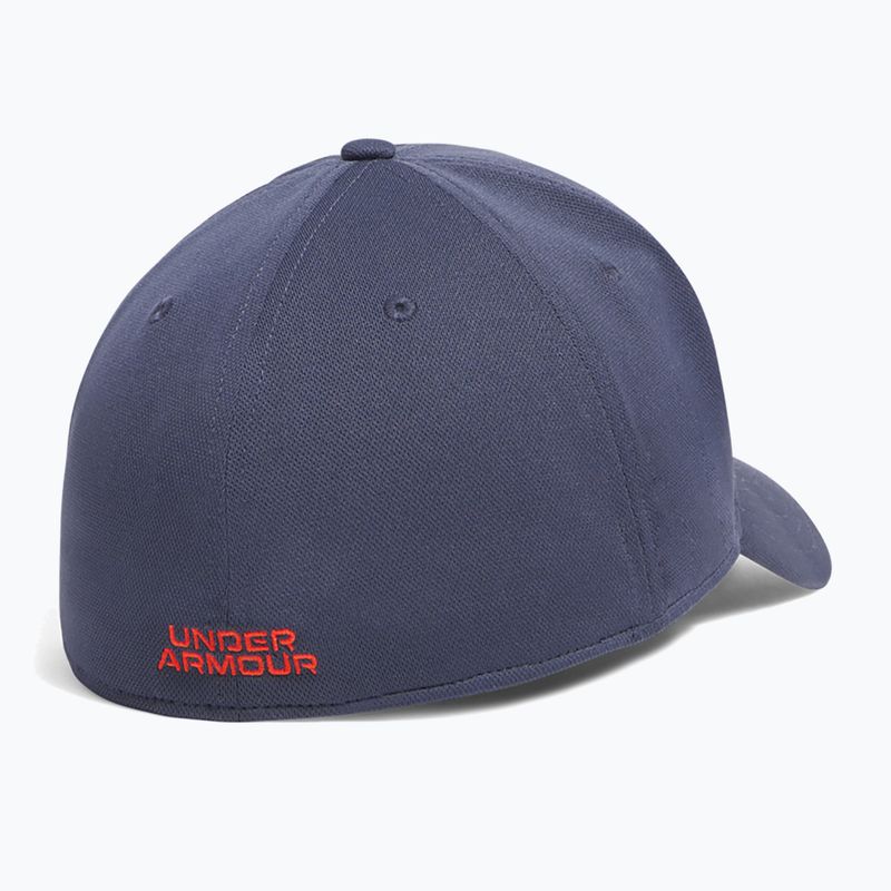 Men's baseball cap Under Armour Blitzing downpour gray/fire 2